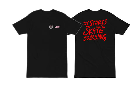 It Starts With SkateBoarding RED