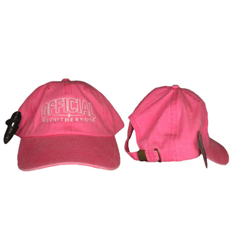 OFFICIAL WEOUTHEREDOE DAD HAT PINK/WHITE LIMITED EDITION