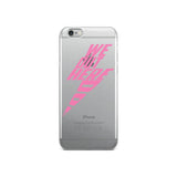 Pink Thunder Bolt iPhone Case