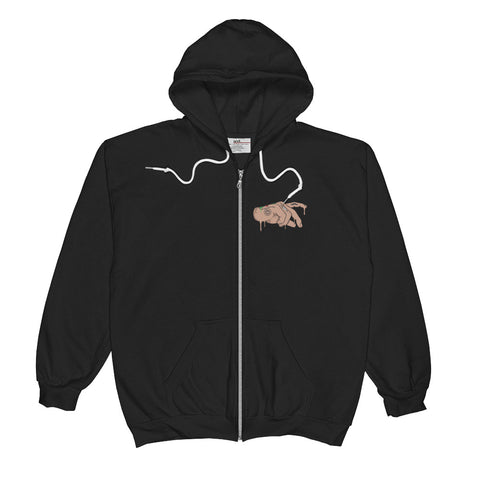 POWER HAND FSJ PEACE SIGN  Zip Hoodie