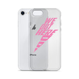 Pink Thunder Bolt iPhone Case