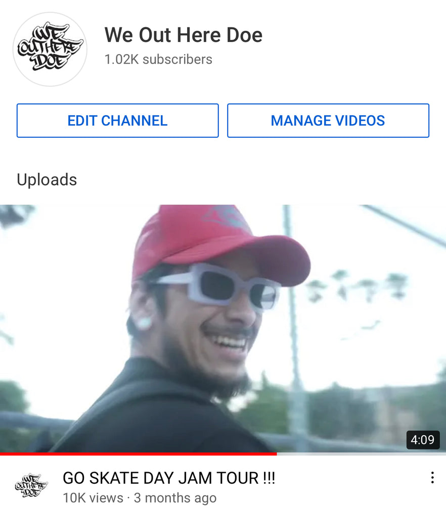 We Out Here Doe is now on YouTube