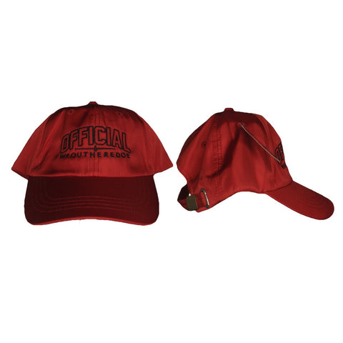 OFFICIAL WEOUTHEREDOE DAD HAT RED LIMITED EDITION