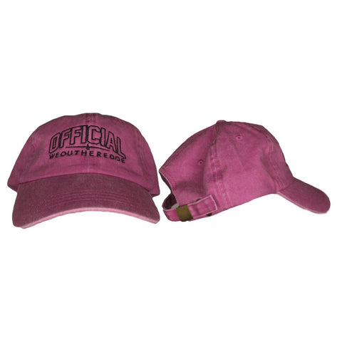 OFFICIAL WEOUTHEREDOE DAD HAT MELLOW PINK JEAN LIMITED EDITION
