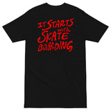 It Starts With SkateBoarding RED