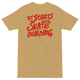 It Starts With SkateBoarding RED