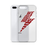 Red Thunder Bolt iPhone Case