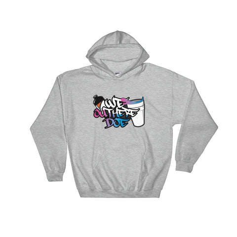 Cotton Candy Splash Hooded Sweatshirt