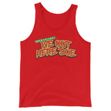 OFFICIAL WE OUT HERE DOE GREEN/RED TANK TOP