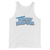 OFFICIAL WE OUT HERE DOE BABYBLUE TANK TOP