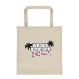 We Out Here Doe Logo Tote bag