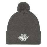 We Out Here Doe Logo Pom Pom Beanie