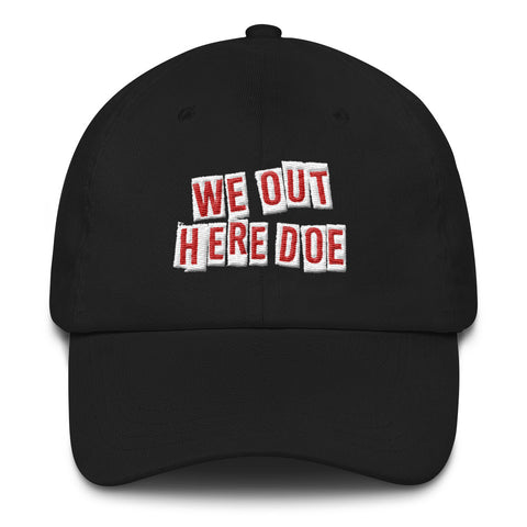 WOHD WHITE/RED BLOCK Dad hat