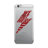 Red Thunder Bolt iPhone Case