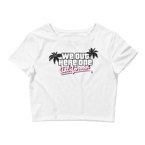 "CALIFORNIA DREAMIN" Women’s Crop Tee