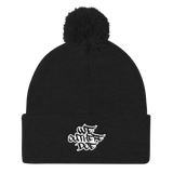 We Out Here Doe Logo Pom Pom Beanie