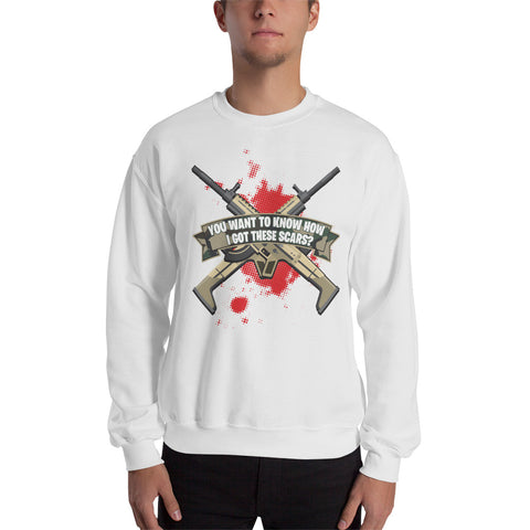 COME CATCH THESE SCARS Sweatshirt