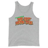 OFFICIAL WE OUT HERE DOE GREEN/RED TANK TOP