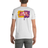 WHITE/Honey Drip Collision T-shirt 2/2 sleeve design