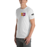 WHITE/Honey Drip Collision T-shirt 2/2 sleeve design