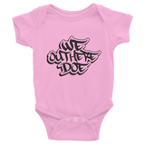 We Out Here Doe baby onesie