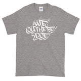We Out Here Doe Logo tee
