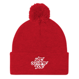 We Out Here Doe Logo Pom Pom Beanie