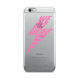 Pink Thunder Bolt iPhone Case