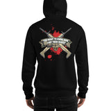 COME CATCH THESE SCARS bs/fs design Hooded Sweatshirt