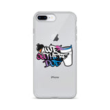 Cotton candy splash iPhone Case