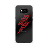 Red Thunder Bolt Samsung Case
